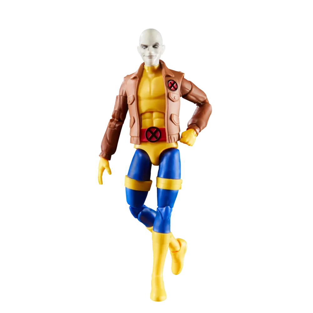 Morph x-men 97. Marvel legends series.  esta figura marvel coleccionable tiene una escala de 15 cm y está inspirada en la apariencia del personaje en la serie x-men '97 de marvel studios. Este set de figura de acción de marvel viene con 4 accesorios, incluyendo 2 cabezas alternativas y un set de manos alternativas. Las figuras de acción marvel de hasbro a escala de 15 cm son ideales para exhibirlas en las colecciones de los fans. Reimagina escenas inspiradas en la serie en tus estantes con los artículos de colección de marvel. Esta figura cuenta con diseño premium y cabeza, brazos y piernas completamente articulables escala de la figura: 15 cm copyright 2025 marvel. Hasbro y todos los términos relacionados son marcas registradas de hasbro.