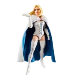 EMMA FROST X-MEN 97 MARVEL LEGENDS SERIES. Esta figura Marvel coleccionable tiene una escala de 15 cm y está inspirada en la apariencia del personaje en la serie X-Men '97 de Marvel Studios. Este set de figura de acción de Marvel viene con 3 accesorios, incluyendo una cabeza y manos alternativas. Las figuras de acción Marvel de Hasbro a escala de 15 cm son ideales para exhibirlas en las colecciones de los fans. Reimagina escenas inspiradas en la serie en tus estantes con los artículos de colección de Marvel. Esta figura cuenta con diseño premium y cabeza, brazos y piernas completamente articulables Escala de la figura: 15 cm Copyright 2025 MARVEL. Hasbro y todos los términos relacionados son marcas registradas de Hasbro.