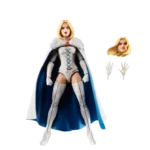 EMMA FROST X-MEN 97 MARVEL LEGENDS SERIES. Esta figura Marvel coleccionable tiene una escala de 15 cm y está inspirada en la apariencia del personaje en la serie X-Men '97 de Marvel Studios. Este set de figura de acción de Marvel viene con 3 accesorios, incluyendo una cabeza y manos alternativas. Las figuras de acción Marvel de Hasbro a escala de 15 cm son ideales para exhibirlas en las colecciones de los fans. Reimagina escenas inspiradas en la serie en tus estantes con los artículos de colección de Marvel. Esta figura cuenta con diseño premium y cabeza, brazos y piernas completamente articulables Escala de la figura: 15 cm Copyright 2025 MARVEL. Hasbro y todos los términos relacionados son marcas registradas de Hasbro.