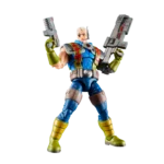 CABLE X-MEN 97 MARVEL LEGENDS SERIES. Esta figura Marvel coleccionable tiene una escala de 15 cm y está inspirada en la apariencia del personaje en la serie X-Men '97 de Marvel Studios. Este set de figura de acción Marvel viene con 6 accesorios, incluyendo un set de manos alternativas, 2 armas y 2 efectos de combate. Las figuras de acción Marvel de Hasbro a escala de 15 cm son ideales para exhibirlas en las colecciones de los fans. Reimagina escenas inspiradas en la serie en tus estantes con los artículos de colección de Marvel. Esta figura cuenta con diseño premium y cabeza, brazos y piernas completamente articulables Escala de la figura: 15 cm Copyright 2025 MARVEL. Hasbro y todos los términos relacionados son marcas registradas de Hasbro.