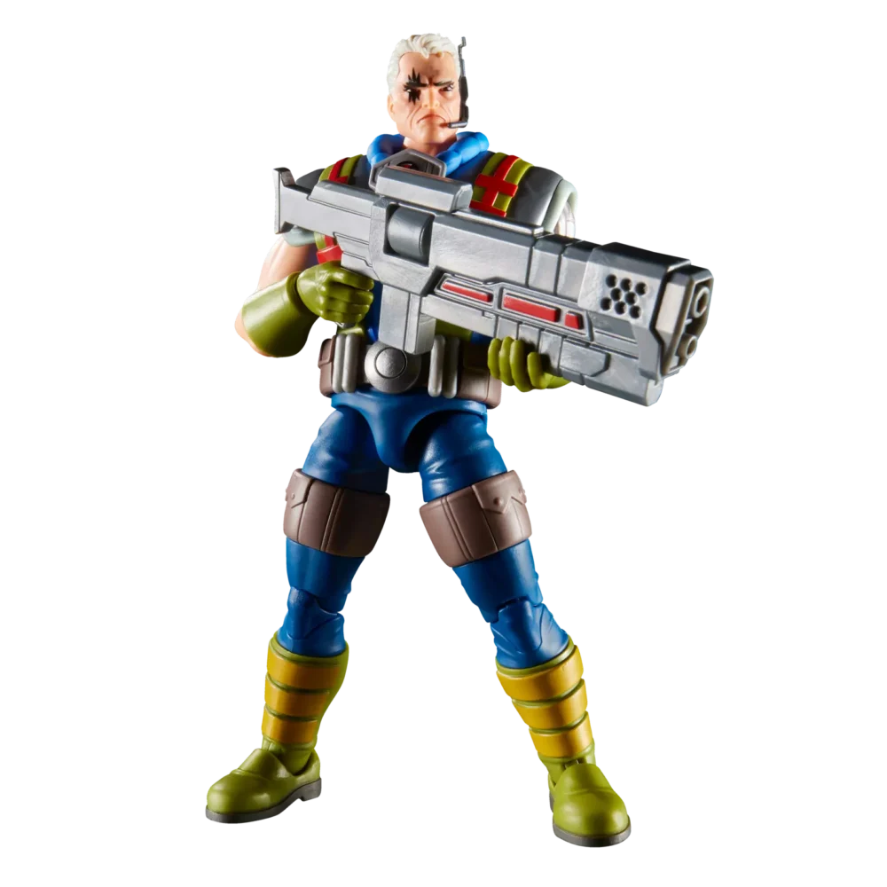 Cable x-men 97 marvel legends series. Esta figura marvel coleccionable tiene una escala de 15 cm y está inspirada en la apariencia del personaje en la serie x-men '97 de marvel studios. Este set de figura de acción marvel viene con 6 accesorios, incluyendo un set de manos alternativas, 2 armas y 2 efectos de combate. Las figuras de acción marvel de hasbro a escala de 15 cm son ideales para exhibirlas en las colecciones de los fans. Reimagina escenas inspiradas en la serie en tus estantes con los artículos de colección de marvel. Esta figura cuenta con diseño premium y cabeza, brazos y piernas completamente articulables escala de la figura: 15 cm copyright 2025 marvel. Hasbro y todos los términos relacionados son marcas registradas de hasbro.