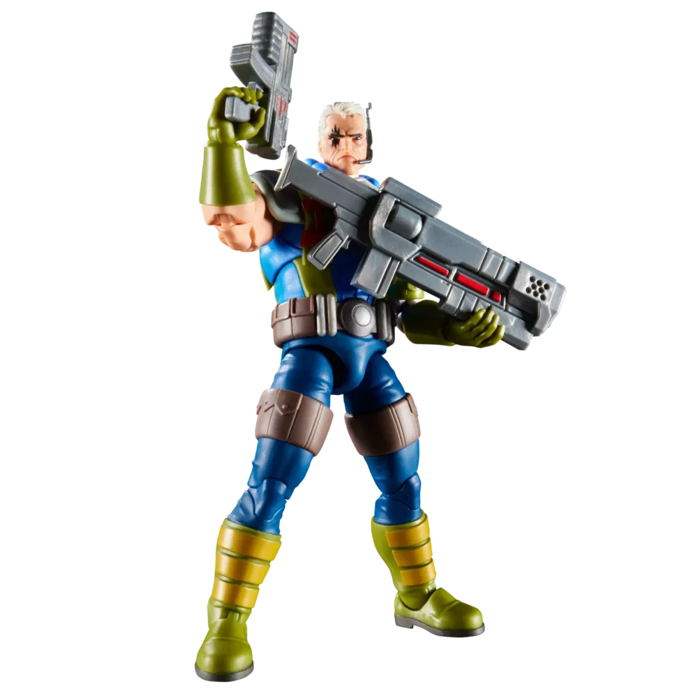Cable x-men 97 marvel legends series. Esta figura marvel coleccionable tiene una escala de 15 cm y está inspirada en la apariencia del personaje en la serie x-men '97 de marvel studios. Este set de figura de acción marvel viene con 6 accesorios, incluyendo un set de manos alternativas, 2 armas y 2 efectos de combate. Las figuras de acción marvel de hasbro a escala de 15 cm son ideales para exhibirlas en las colecciones de los fans. Reimagina escenas inspiradas en la serie en tus estantes con los artículos de colección de marvel. Esta figura cuenta con diseño premium y cabeza, brazos y piernas completamente articulables escala de la figura: 15 cm copyright 2025 marvel. Hasbro y todos los términos relacionados son marcas registradas de hasbro.