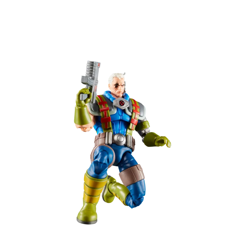Cable x-men 97 marvel legends series. Esta figura marvel coleccionable tiene una escala de 15 cm y está inspirada en la apariencia del personaje en la serie x-men '97 de marvel studios. Este set de figura de acción marvel viene con 6 accesorios, incluyendo un set de manos alternativas, 2 armas y 2 efectos de combate. Las figuras de acción marvel de hasbro a escala de 15 cm son ideales para exhibirlas en las colecciones de los fans. Reimagina escenas inspiradas en la serie en tus estantes con los artículos de colección de marvel. Esta figura cuenta con diseño premium y cabeza, brazos y piernas completamente articulables escala de la figura: 15 cm copyright 2025 marvel. Hasbro y todos los términos relacionados son marcas registradas de hasbro.