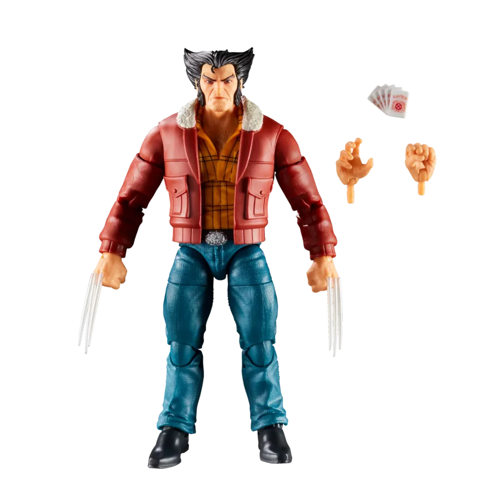 Logan x-men 97 marvel legends series. Esta figura marvel coleccionable tiene una escala de 15 cm y está inspirada en la apariencia del personaje en la serie x-men '97 de marvel studios. Este set de figura de acción marvel viene con 3 accesorios, incluyendo manos alternativas para que los exhibas con sus garras o sin ellas o sosteniendo una mano de cartas. Las figuras de acción marvel de hasbro a escala de 15 cm son ideales para exhibirlas en las colecciones de los fans. Reimagina escenas inspiradas en la serie en tus estantes con los artículos de colección de marvel. Esta figura cuenta con diseño premium y cabeza, brazos y piernas completamente articulables escala de la figura: 15 cm copyright 2025 marvel. Hasbro y todos los términos relacionados son marcas registradas de hasbro.
