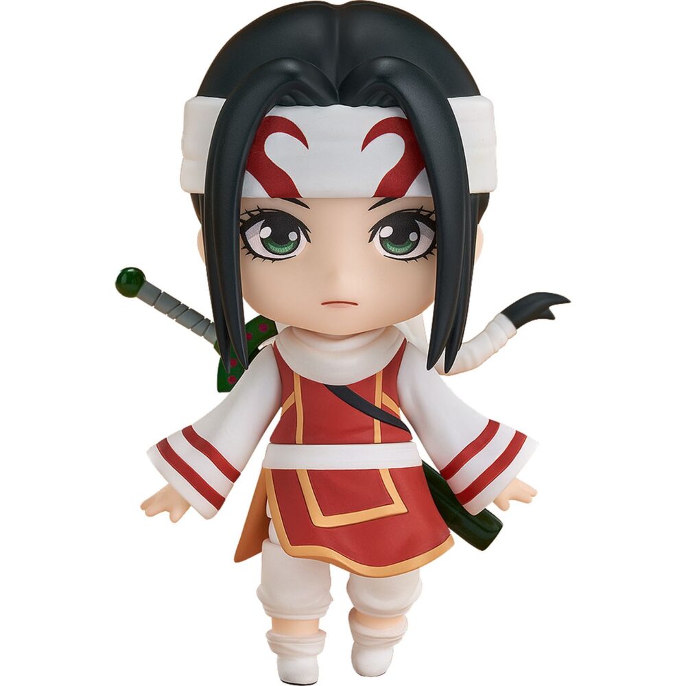 Kyou kai kingdom nendoroid. Good smile arts shanghai presenta en su colección nendoroid la figura de kyou kai, la misteriosa guerrera de la serie "kingdom". Esta figura articulada de aproximadamente 10 cm incluye 3x placas faciales (seria, sonriente y de combate), 1x espada ryoku sui, 1x funda de ryoku sui, 1x carne de conejo y otros complementos para diferentes poses. Viene con base transparente para exposición.