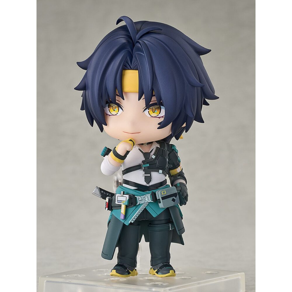 Harumasa asaba zenless zone zero nendoroid. Good smile arts shanghai presenta en su colección nendoroid la figura de asaba harumasa, miembro de la hollow special operations section 6 en el videojuego "zenless zone zero". Esta figura articulada de aproximadamente 10 cm incluye 3x placas faciales (sonriente, cansado y dolorido), 1x arco, 1x flecha, 1x carcaj, 1x medicamento, 1x taza de café, 2x manos y otras partes para recrear diferentes poses. Viene con base cuadrada transparente para exposición.