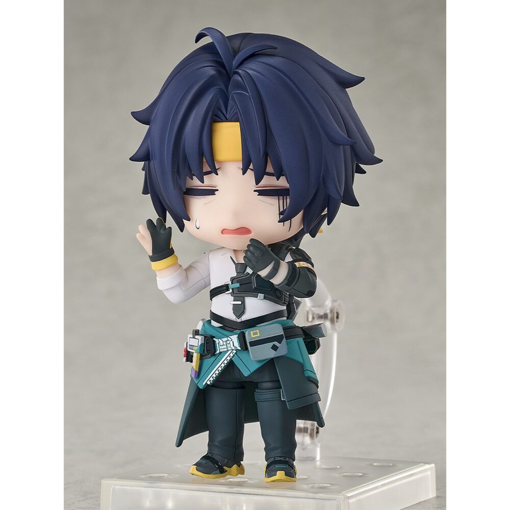 Harumasa asaba zenless zone zero nendoroid. Good smile arts shanghai presenta en su colección nendoroid la figura de asaba harumasa, miembro de la hollow special operations section 6 en el videojuego "zenless zone zero". Esta figura articulada de aproximadamente 10 cm incluye 3x placas faciales (sonriente, cansado y dolorido), 1x arco, 1x flecha, 1x carcaj, 1x medicamento, 1x taza de café, 2x manos y otras partes para recrear diferentes poses. Viene con base cuadrada transparente para exposición.