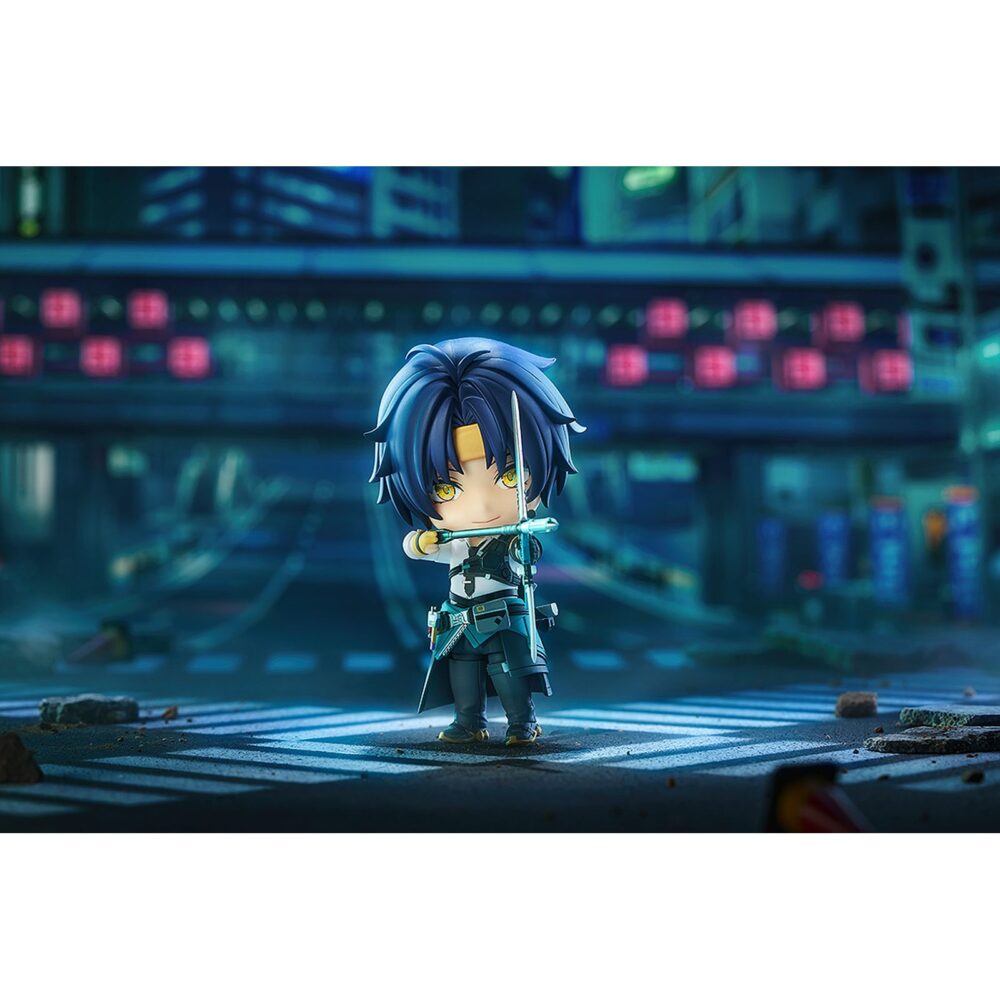 Harumasa asaba zenless zone zero nendoroid. Good smile arts shanghai presenta en su colección nendoroid la figura de asaba harumasa, miembro de la hollow special operations section 6 en el videojuego "zenless zone zero". Esta figura articulada de aproximadamente 10 cm incluye 3x placas faciales (sonriente, cansado y dolorido), 1x arco, 1x flecha, 1x carcaj, 1x medicamento, 1x taza de café, 2x manos y otras partes para recrear diferentes poses. Viene con base cuadrada transparente para exposición.