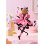 SAKURA KINOMOTO: BLACK CAT COSTUME CARDCAPTOR SAKURA POP UP PARADE L. Good Smile Company introduce en la línea Pop Up Parade L la figura de Sakura Kinomoto con disfraz de gato negro, inspirada en su personaje del anime "Cardcaptor Sakura". Esta figura de unos 22 cm combina una presencia impactante con la accesibilidad de la colección, e incluye base circular transparente para exposición.