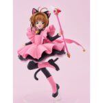 SAKURA KINOMOTO: BLACK CAT COSTUME CARDCAPTOR SAKURA POP UP PARADE L. Good Smile Company introduce en la línea Pop Up Parade L la figura de Sakura Kinomoto con disfraz de gato negro, inspirada en su personaje del anime "Cardcaptor Sakura". Esta figura de unos 22 cm combina una presencia impactante con la accesibilidad de la colección, e incluye base circular transparente para exposición.