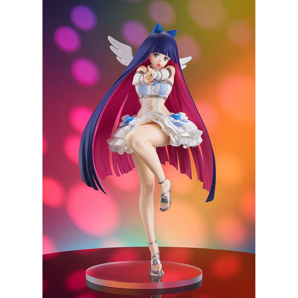 Stocking repent version panty and stocking with garterbelt pop up parade l. Good smile company añade a su línea pop up parade l la figura de stocking con su traje de ángel, basada en el personaje del anime "panty & stocking with garterbelt". Se trata de una figura de tamaño l, de 21 cm de altura que cuenta con una base circular transparente. Ideal para exponer junto con panty repent version panty and stocking with garterbelt pop up parade l (se venden por separado).