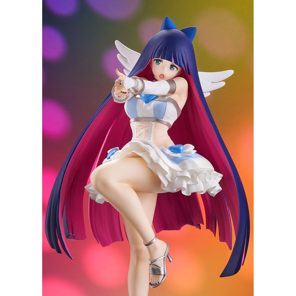 Stocking repent version panty and stocking with garterbelt pop up parade l. Good smile company añade a su línea pop up parade l la figura de stocking con su traje de ángel, basada en el personaje del anime "panty & stocking with garterbelt". Se trata de una figura de tamaño l, de 21 cm de altura que cuenta con una base circular transparente. Ideal para exponer junto con panty repent version panty and stocking with garterbelt pop up parade l (se venden por separado).