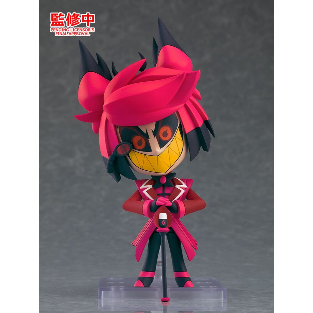 Alastor hazbin hotel nendoroid. Good smile company presenta dentro de su colección nendoroid la figura de 13 cm de alastor, el demonio de la radio de la serie de animación "hazbin hotel". Esta figura articulada incluye 3x expresiones faciales (sonriente, siniestra y demoníaca), 1x micrófono, 1x base transparente para exposición y accesorios opcionales para recrear sus características poses.
