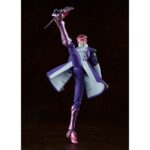 STRAIGHT COUGAR S-CRY-ED PLAMATEA. Good Smile Company presenta, dentro de la colección Plamatea, el set de montaje de Straight Cougar, el veloz personaje del anime "s-CRY-ed". Una vez montada esta maqueta articulada mide aproximadamente 17 cm. Incluye 3x placas faciales sonrientes, 3x placas faciales adicionales con calcomanías para personalizar las expresiones y 2x piernas con parte extensible para colocar en su forma "Radical Good Speed – Leg Unit Only" que permiten además elegir entre pistones largos o cortos. La figura se puede mostrar con o sin gafas de sol, o con ellas levantadas gracias a las partes opcionales de la cabeza. Todas las piezas vienen separadas por colores y algunas están pintadas para facilitar el montaje sin necesidad de pintura posterior. Incluye base hexagonal articulada para exposición.