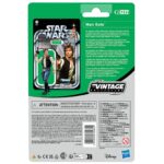 HAN SOLO VINTAGE COLLECTION STAR WARS RETURN OF THE JEDI. Hasbro presenta dentro de su colección The Vintage Collection la figura articulada Han Solo, inspirada en su aparición en la película "Star Wars: A New Hope" (o "Star Wars: Una nueva esperanza" en España). Mide 9,5 cm de altura e incluye 1x blaster como accesorio. Se presenta en un blíster estilo vintage. UNIDADES LIMITADAS.