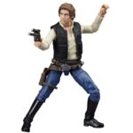 HAN SOLO VINTAGE COLLECTION STAR WARS RETURN OF THE JEDI. Hasbro presenta dentro de su colección The Vintage Collection la figura articulada Han Solo, inspirada en su aparición en la película "Star Wars: A New Hope" (o "Star Wars: Una nueva esperanza" en España). Mide 9,5 cm de altura e incluye 1x blaster como accesorio. Se presenta en un blíster estilo vintage. UNIDADES LIMITADAS.