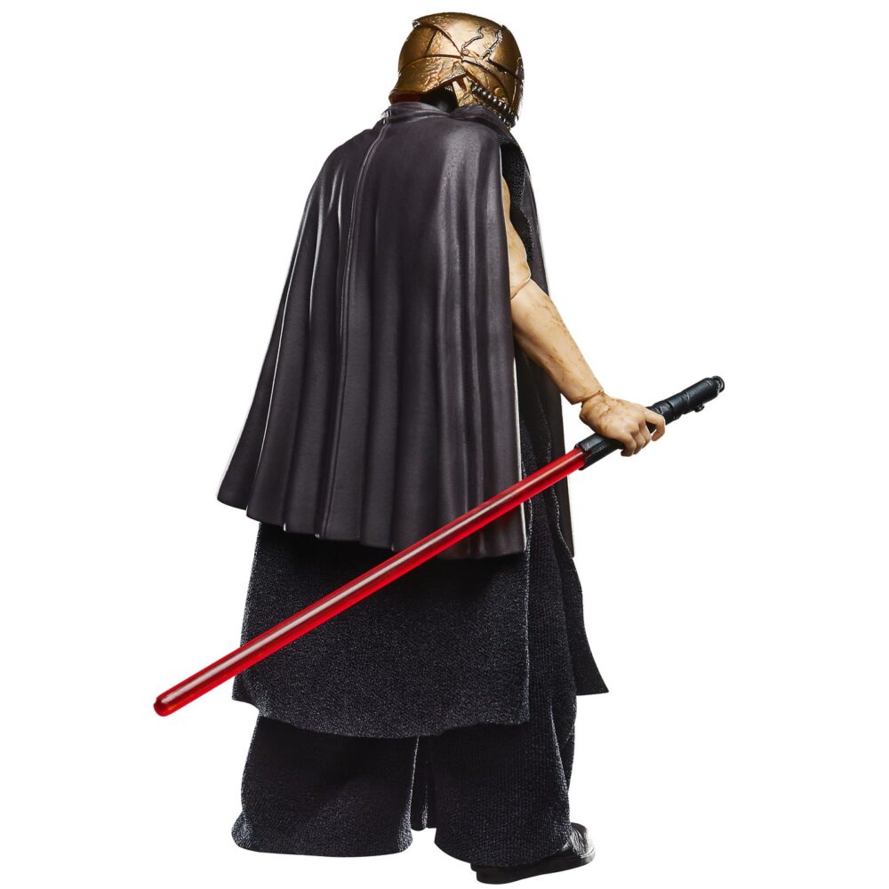 The stranger qimir black series star wars the acolyte. Hasbro incorpora a la colección the black series esta figura premium de "el extraño", también conocido como qimir, inspirada en su aparición la serie "star wars: the acolyte" ("star wars: el acólito" en españa). Mide aproximadamente 15 cm y presenta un diseño fiel al personaje, con acabados de alta calidad y múltiples puntos de articulación. Incluye 2x sables de luz (uno largo y uno corto) y 1x cabeza intercambiable con su terrorífico casco. Se presenta en una caja con ventana. Unidades limitadas.