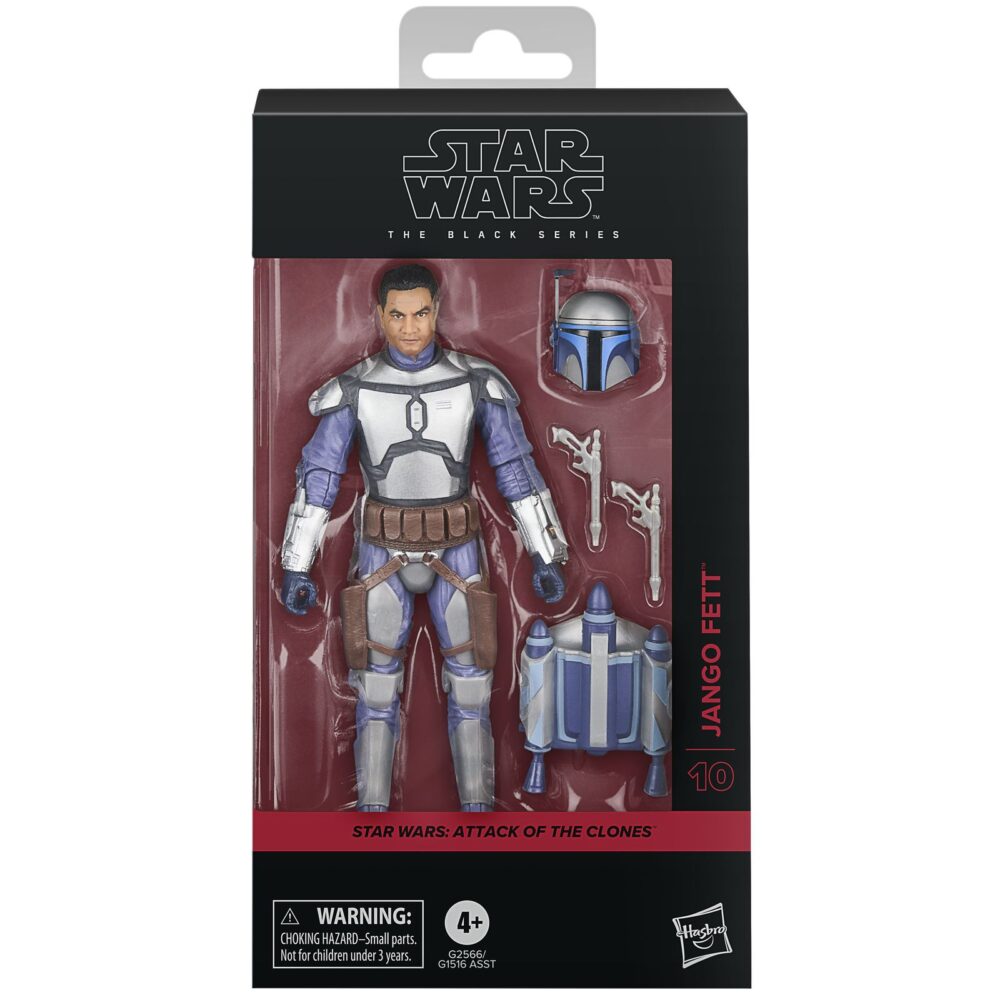 Jango fett black series star wars attack of the clones. Hasbro incorpora a la colección the black series esta figura premium de jango fett, el cazarrecompensas mandaloriano, inspirada en su aparición película "star wars: attack of the clones" ("star wars: el ataque de los clones" en españa). Mide aproximadamente 15 cm y presenta un diseño fiel al personaje, con acabados de alta calidad y múltiples puntos de articulación. Incluye 1x casco extraíble, 1x mochila propulsora y 2x blásters. Se presenta en una caja con ventana. Unidades limitadas.