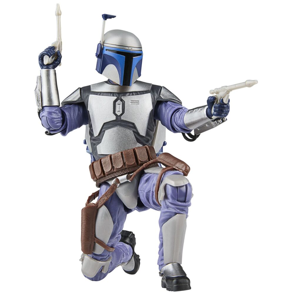 Jango fett black series star wars attack of the clones. Hasbro incorpora a la colección the black series esta figura premium de jango fett, el cazarrecompensas mandaloriano, inspirada en su aparición película "star wars: attack of the clones" ("star wars: el ataque de los clones" en españa). Mide aproximadamente 15 cm y presenta un diseño fiel al personaje, con acabados de alta calidad y múltiples puntos de articulación. Incluye 1x casco extraíble, 1x mochila propulsora y 2x blásters. Se presenta en una caja con ventana. Unidades limitadas.
