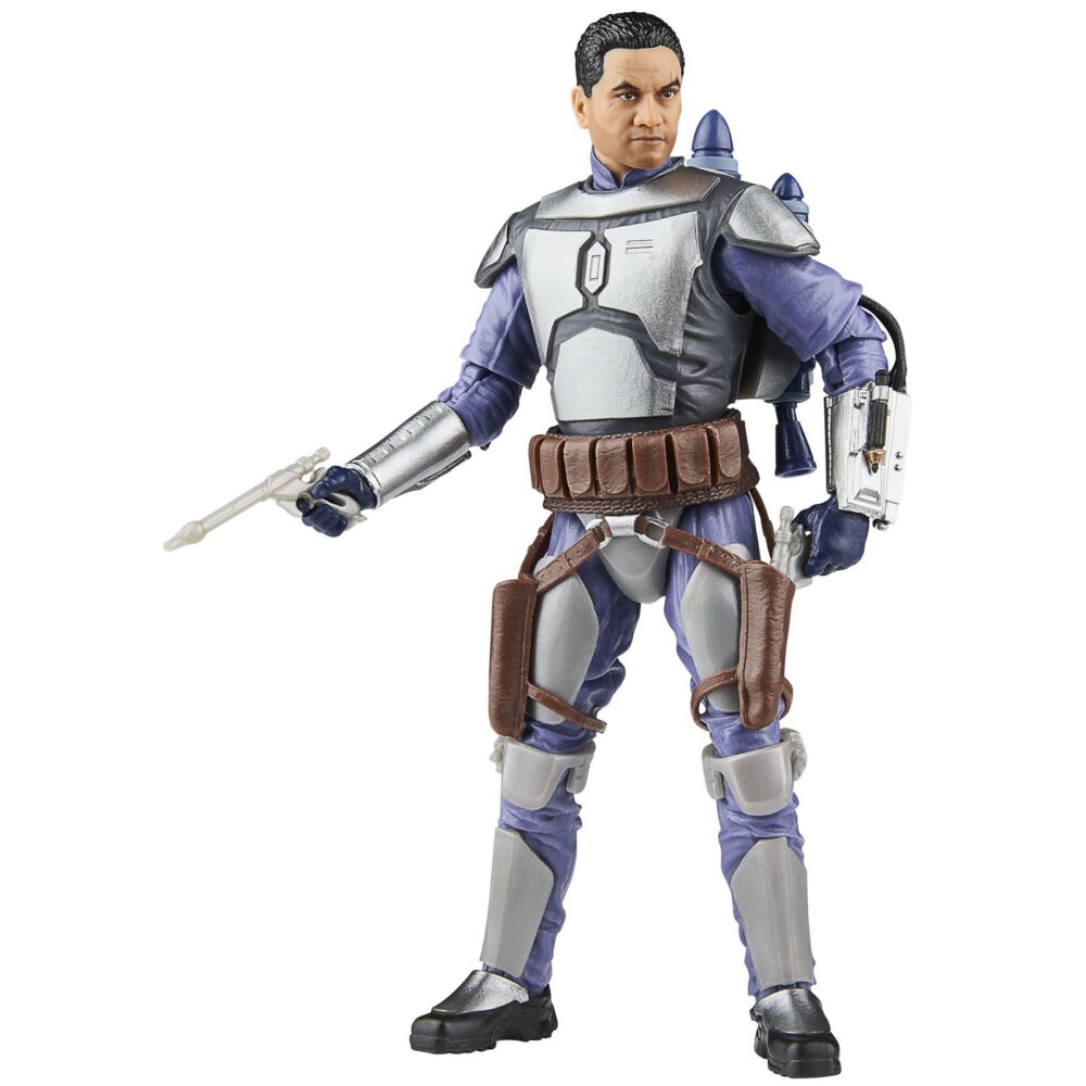 Jango fett black series star wars attack of the clones. Hasbro incorpora a la colección the black series esta figura premium de jango fett, el cazarrecompensas mandaloriano, inspirada en su aparición película "star wars: attack of the clones" ("star wars: el ataque de los clones" en españa). Mide aproximadamente 15 cm y presenta un diseño fiel al personaje, con acabados de alta calidad y múltiples puntos de articulación. Incluye 1x casco extraíble, 1x mochila propulsora y 2x blásters. Se presenta en una caja con ventana. Unidades limitadas.