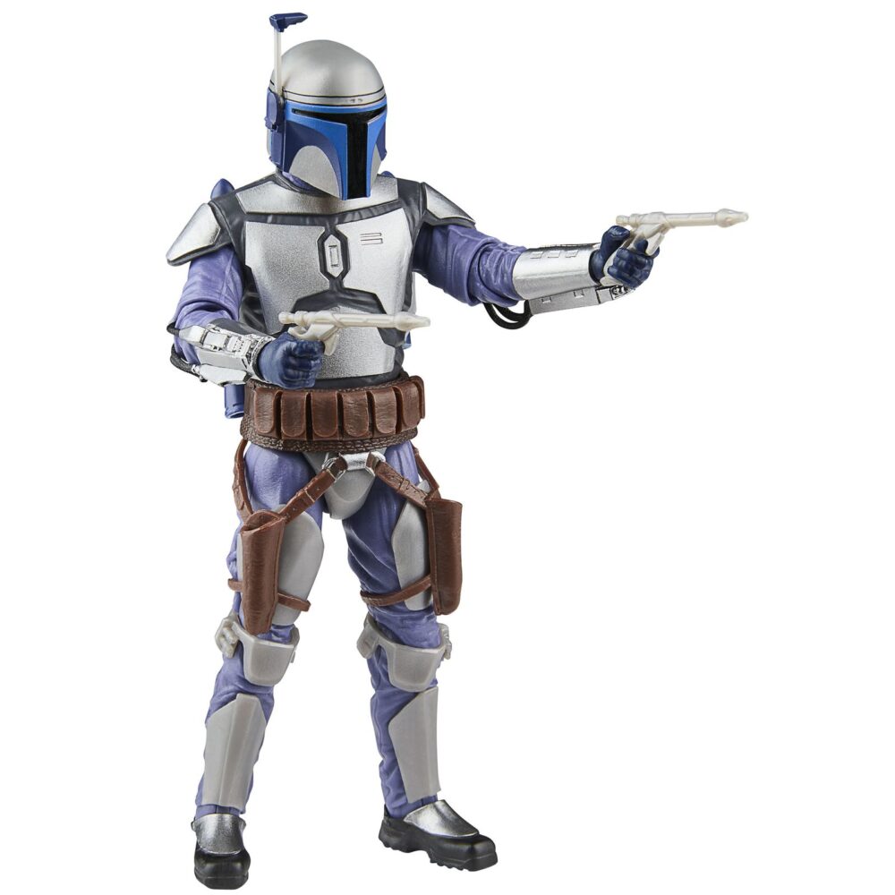 Jango fett black series star wars attack of the clones. Hasbro incorpora a la colección the black series esta figura premium de jango fett, el cazarrecompensas mandaloriano, inspirada en su aparición película "star wars: attack of the clones" ("star wars: el ataque de los clones" en españa). Mide aproximadamente 15 cm y presenta un diseño fiel al personaje, con acabados de alta calidad y múltiples puntos de articulación. Incluye 1x casco extraíble, 1x mochila propulsora y 2x blásters. Se presenta en una caja con ventana. Unidades limitadas.