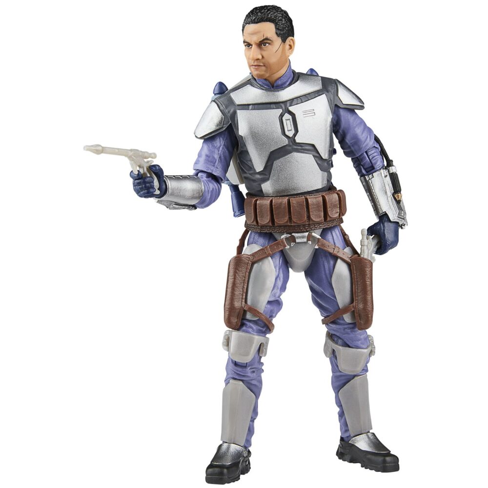 Jango fett black series star wars attack of the clones. Hasbro incorpora a la colección the black series esta figura premium de jango fett, el cazarrecompensas mandaloriano, inspirada en su aparición película "star wars: attack of the clones" ("star wars: el ataque de los clones" en españa). Mide aproximadamente 15 cm y presenta un diseño fiel al personaje, con acabados de alta calidad y múltiples puntos de articulación. Incluye 1x casco extraíble, 1x mochila propulsora y 2x blásters. Se presenta en una caja con ventana. Unidades limitadas.