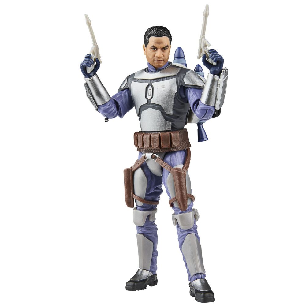 Jango fett black series star wars attack of the clones. Hasbro incorpora a la colección the black series esta figura premium de jango fett, el cazarrecompensas mandaloriano, inspirada en su aparición película "star wars: attack of the clones" ("star wars: el ataque de los clones" en españa). Mide aproximadamente 15 cm y presenta un diseño fiel al personaje, con acabados de alta calidad y múltiples puntos de articulación. Incluye 1x casco extraíble, 1x mochila propulsora y 2x blásters. Se presenta en una caja con ventana. Unidades limitadas.