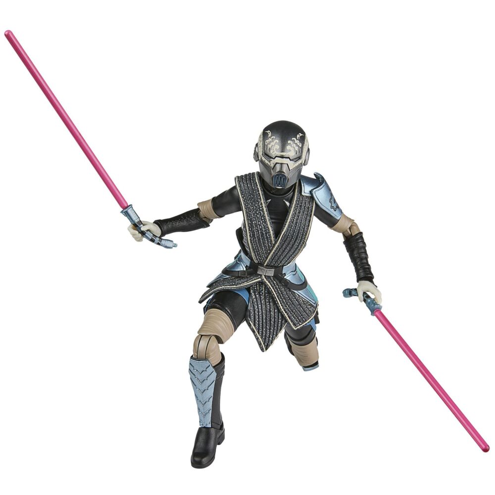 Asajj ventress black series star wars attack of the clones. Hasbro incorpora a la colección the black series esta figura premium de la polifacética mujer dathomiriana asajj ventress, inspirada en su aparición la serie animada "star wars: the clone wars". Mide aproximadamente 15 cm y presenta un diseño fiel al personaje, con acabados de alta calidad y múltiples puntos de articulación. Incluye 2x sables de luz y 1x casco extraíble. Se presenta en una caja con ventana. Unidades limitadas.