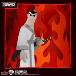 SAMURAI JACK 5 POINTS. Mezco presenta dentro de su colección 5 Points esta figura articulada de 9,5 cm del protagonista de la serie animada "Samurai Jack" de Cartoon Network. Este noble samurái está equipado con 5x brazos intercambiables (2x para pose, 1x para sostener la vaina y 2x para empuñar la katana), 2x partes inferiores para representarle erguido o con las rodillas flexionadas, 1x katana y 1x vaina. Se presenta en blíster retro. Ideal para exhibir con Mad Jack y con Aku (se venden por separado).