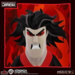 MAD JACK SAMURAI JACK 5 POINTS. Mezco incorpora a su colección 5 Points la figura de 9,5 cm de Mad Jack, la caótica manifestación oscura del protagonista de la serie de animación "Samurai Jack" de Cartoon Network. Esta figura incluye 6x brazos intercambiables (2x para pose, 1x para sujetar la vaina y 3x para empuñar la katana), 2x partes inferiores para representarle erguido o con las rodillas flexionadas, 1x katana y 1x vaina. Todo se presenta dentro de un blíster estilo retro. Ideal para exhibir junto con Samurai Jack y con Aku (se venden por separado).