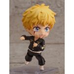 TAKEMICHI HANAGAKI TOKYO REVENGERS NENDOROID. Orange Rouge presenta, dentro de su colección Nendoroid, la figura de Takemichi Hanagaki, protagonista del anime "Tokyo Revengers". Esta figura articulada de 10 cm incluye 3x placas faciales (sonriente, de combate y llorando), 1x bolsa de patatas y otros complementos para múltiples poses. También incluye 1x tarta de cumpleaños para celebrar el 5º aniversario del anime, el 10º de la creación de Orange Rouge y propio cumpleaños del personaje. Viene con base transparente para exposición.