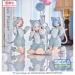 RAM MOFUMOFU PACK RE:ZERO: STARTING LIFE IN ANOTHER WORLD YUMEMIRIZE. Sega incorpora a su colección Yumemirize esta figura de Ram, parte del pack Mofumofu inspirado en "Re:ZERO -Starting Life in Another World-". Fabricada en PVC, mide aproximadamente 11 cm de alto y destaca por su adorable diseño y pose relajada. Ideal para exponer con las figuras  (se venden por separado): REM MOFUMOFU PACK RE:ZERO: STARTING LIFE IN ANOTHER WORLD YUMEMIRIZE. EMILIA MOFUMOFU PACK RE:ZERO: STARTING LIFE IN ANOTHER WORLD YUMEMIRIZE.