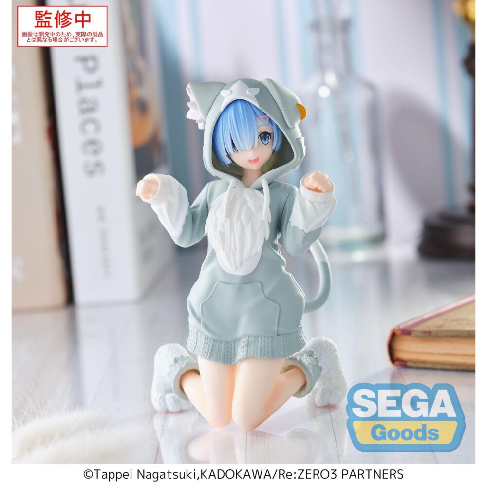 REM MOFUMOFU PACK RE:ZERO: STARTING LIFE IN ANOTHER WORLD YUMEMIRIZE. Sega presenta esta figura de Rem dentro del pack Mofumofu, como parte de su colección Yumemirize. Esta basada en el anime "Re:ZERO -Starting Life in Another World-", mide 10 cm de alto, está fabricada en PVC y muestra al personaje en una tierna pose. Ideal para exponer con las figuras  (se venden por separado): RAM MOFUMOFU PACK RE:ZERO: STARTING LIFE IN ANOTHER WORLD YUMEMIRIZE. EMILIA MOFUMOFU PACK RE:ZERO: STARTING LIFE IN ANOTHER WORLD YUMEMIRIZE.