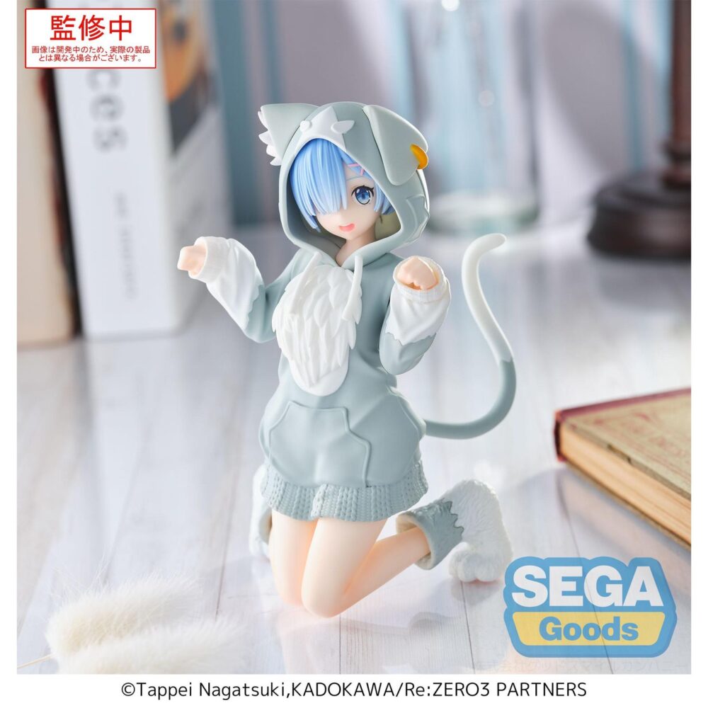 Rem mofumofu pack re:zero: starting life in another world yumemirize. Sega presenta esta figura de rem dentro del pack mofumofu, como parte de su colección yumemirize. Esta basada en el anime "re:zero -starting life in another world-", mide 10 cm de alto, está fabricada en pvc y muestra al personaje en una tierna pose. Ideal para exponer con las figuras  (se venden por separado): ram mofumofu pack re:zero: starting life in another world yumemirize. Emilia mofumofu pack re:zero: starting life in another world yumemirize.