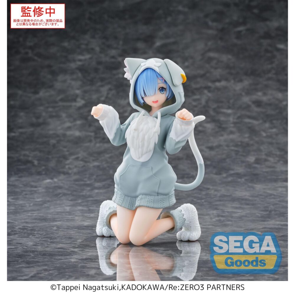Rem mofumofu pack re:zero: starting life in another world yumemirize. Sega presenta esta figura de rem dentro del pack mofumofu, como parte de su colección yumemirize. Esta basada en el anime "re:zero -starting life in another world-", mide 10 cm de alto, está fabricada en pvc y muestra al personaje en una tierna pose. Ideal para exponer con las figuras  (se venden por separado): ram mofumofu pack re:zero: starting life in another world yumemirize. Emilia mofumofu pack re:zero: starting life in another world yumemirize.