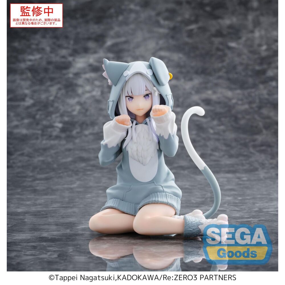 Emilia mofumofu pack re:zero: starting life in another world yumemirize. Sega presenta esta figura de rem dentro del pack mofumofu, como parte de su colección yumemirize. Esta basada en el anime "re:zero -starting life in another world-", mide 10 cm de alto, está fabricada en pvc y muestra al personaje en una tierna pose. Ideal para exponer con las figuras  (se venden por separado): ram mofumofu pack re:zero: starting life in another world yumemirize. Rem mofumofu pack re:zero: starting life in another world yumemirize.