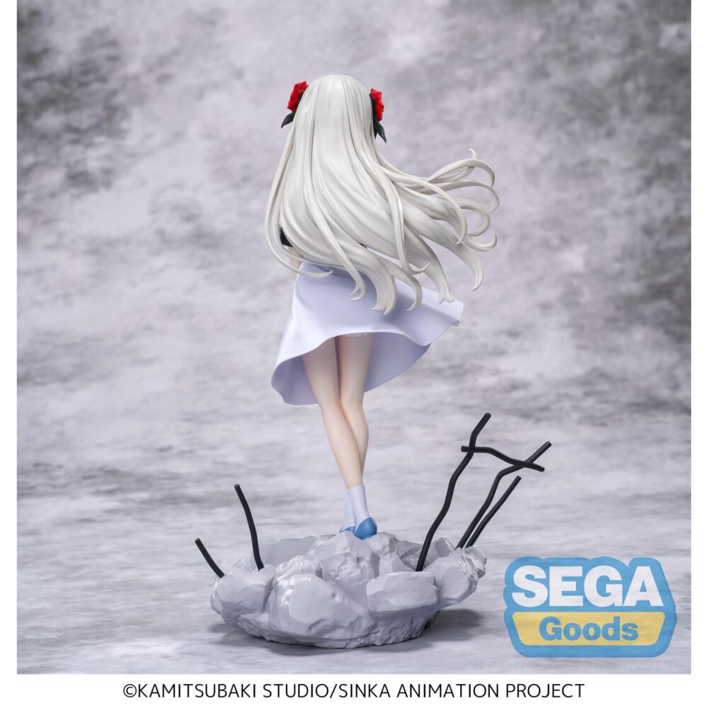 Sekai yorukawa kamitsubaki city under construction luminasta. Sega suma a su colección luminasta la figura de sekai yorukawa, personaje del anime "kamitsubaki city under construction". Mide aproximadamente 21 cm de alto y está fabricada en pvc. Representa con fidelidad su estética y cuenta con una base con forma de escombros que le proporciona estabilidad. Ideal para exponer con kafu morisaki figura 21 cm kamitsubaki city under construction luminasta (se venden por separado).