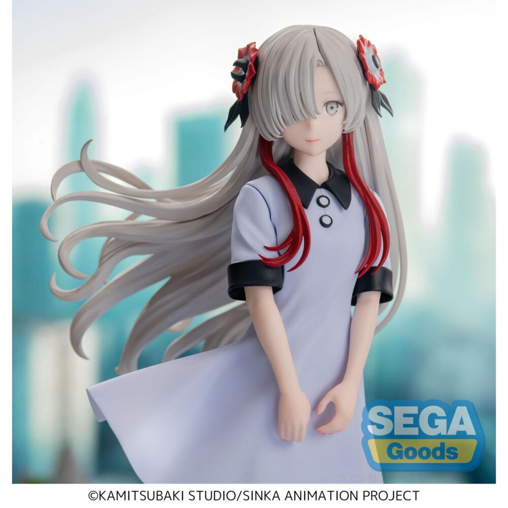 Sekai yorukawa kamitsubaki city under construction luminasta. Sega suma a su colección luminasta la figura de sekai yorukawa, personaje del anime "kamitsubaki city under construction". Mide aproximadamente 21 cm de alto y está fabricada en pvc. Representa con fidelidad su estética y cuenta con una base con forma de escombros que le proporciona estabilidad. Ideal para exponer con kafu morisaki figura 21 cm kamitsubaki city under construction luminasta (se venden por separado).