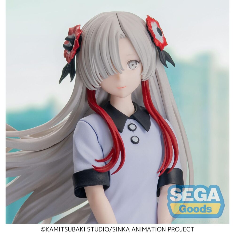 Sekai yorukawa kamitsubaki city under construction luminasta. Sega suma a su colección luminasta la figura de sekai yorukawa, personaje del anime "kamitsubaki city under construction". Mide aproximadamente 21 cm de alto y está fabricada en pvc. Representa con fidelidad su estética y cuenta con una base con forma de escombros que le proporciona estabilidad. Ideal para exponer con kafu morisaki figura 21 cm kamitsubaki city under construction luminasta (se venden por separado).