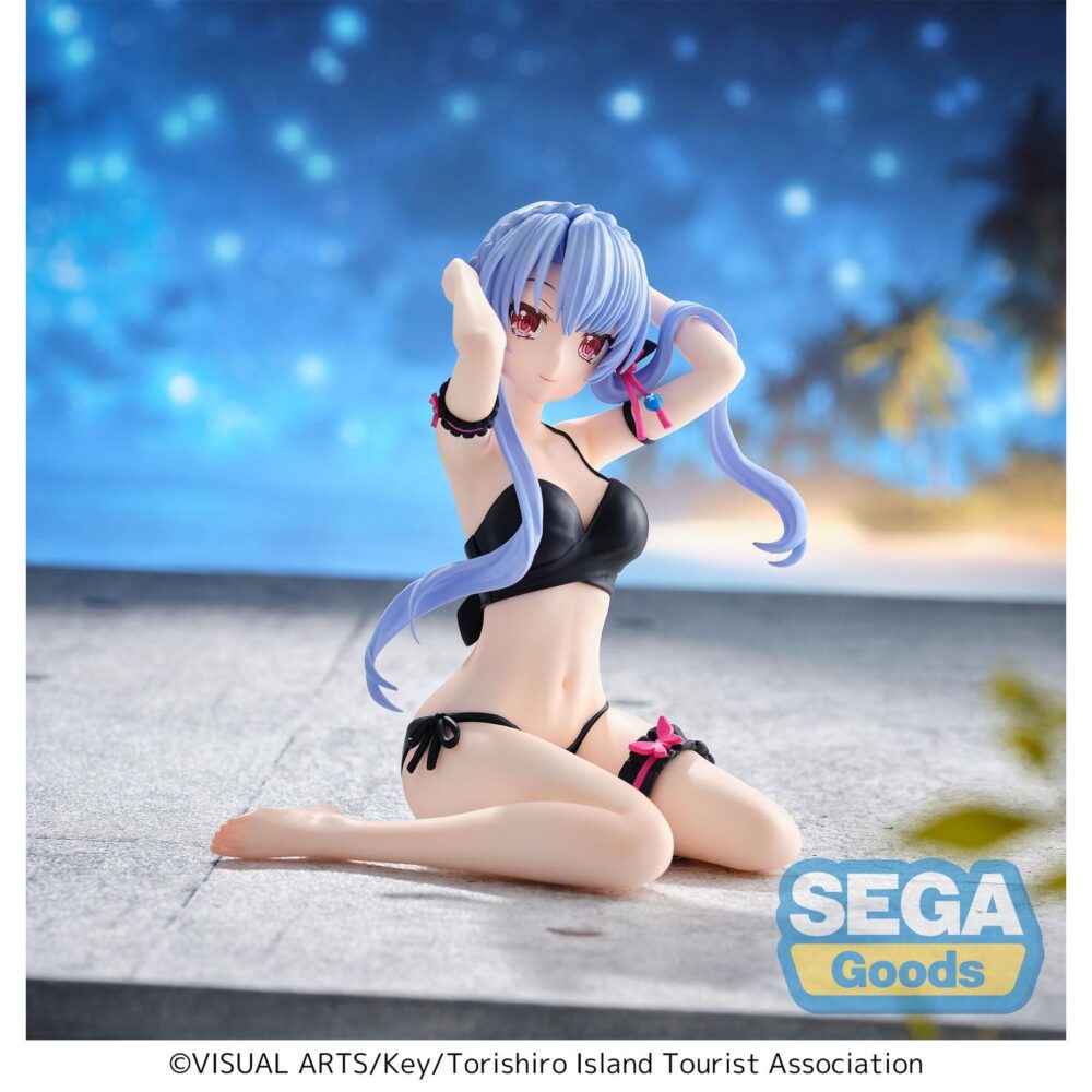 Ao sorakado summer pockets yumemirize. Sega presenta la figura de ao sorakado dentro de la línea yumemirize, basada en el personaje de la novela visual "summer pockets". Fabricada en pvc, tiene una altura aproximada de 12 cm. Su diseño representa fielmente al personaje con un formato compacto ideal para exposición.