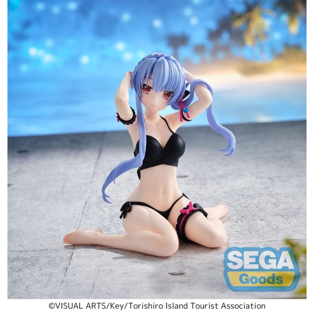 Ao sorakado summer pockets yumemirize. Sega presenta la figura de ao sorakado dentro de la línea yumemirize, basada en el personaje de la novela visual "summer pockets". Fabricada en pvc, tiene una altura aproximada de 12 cm. Su diseño representa fielmente al personaje con un formato compacto ideal para exposición.