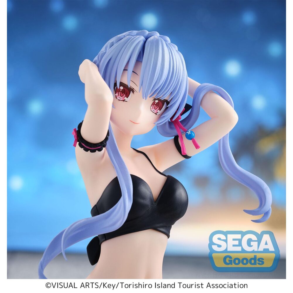 Ao sorakado summer pockets yumemirize. Sega presenta la figura de ao sorakado dentro de la línea yumemirize, basada en el personaje de la novela visual "summer pockets". Fabricada en pvc, tiene una altura aproximada de 12 cm. Su diseño representa fielmente al personaje con un formato compacto ideal para exposición.