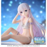 SHIROHA NARUSE SUMMER POCKETS YUMEMIRIZE. Sega suma a su colección Yumemirize esta figura de Shiroha Naruse inspirada en el personaje de la novela visual "Summer Pockets". Fabricada en PVC, la figura mide unos 11 cm de alto. Presenta una pose relajada y elegante.