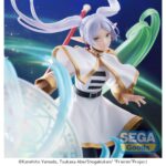 FRIEREN THE HEIGHTS OF MAGIC FRIEREN: BEYOND JOURNEY´S END SERIES FIGURIZMA. Sega suma a su colección FIGURIZMα la figura de Frieren, basada en la serie "Frieren: Beyond Journey’s End". Esta representación de la elfa maga muestra una pose que transmite su serenidad. Fabricada en PVC, mide aproximadamente 25 cm de alto y destaca por su nivel de detalle y tamaño.