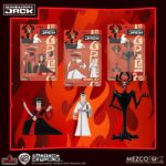 SAMURAI JACK 5 POINTS. Mezco presenta dentro de su colección 5 Points esta figura articulada de 9,5 cm del protagonista de la serie animada "Samurai Jack" de Cartoon Network. Este noble samurái está equipado con 5x brazos intercambiables (2x para pose, 1x para sostener la vaina y 2x para empuñar la katana), 2x partes inferiores para representarle erguido o con las rodillas flexionadas, 1x katana y 1x vaina. Se presenta en blíster retro. Ideal para exhibir con Mad Jack y con Aku (se venden por separado).