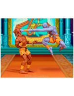 DHALSIM DELUXE PLAYER 2 EXCLUSIVE ULTRA STREET FIGHTER II. Jada Toys presenta esta figura de Dhalsim. Mide 17 cm y está basada en su aparición en los videojuegos de "Street Fighter". Fabricada por expertos a escala 1:12, esta figura da vida al maestro del yoga con una articulación increíble, extremidades flexibles únicas y efectos de fuego. Tanto si adopta una postura meditativa como si despliega su devastadora Llama del Yoga, esta versión de Dhalsim es imprescindible para los coleccionistas serios de Street Fighter. Este set de lujo incluye todo lo necesario para encarnar su trascendental estilo de combate: (3) esculturas de cabeza en total, incluyendo una nueva expresión exclusiva para este lanzamiento, (1) escultura de cabeza extra para tu Dhalsim Jugador 1, (3) juegos de manos, (2) piernas flexibles, (2) brazos flexibles, accesorio de cuerpo en llamas con soporte de exhibición, (1) pieza de efecto Yoga Fuego y (1) pieza de efecto Yoga Llama. Esta figura de Dhalsim se presenta en una caja de coleccionista con un escaparate transparente y es ideal tanto para los coleccionistas que la reciben dentro de la caja como para los que la sacan de ella. El embalaje también incluye una funda extraíble adornada con vibrantes ilustraciones de los personajes, lo que la convierte en una pieza destacada para cualquier exposición de Street Fighter. UNIDADES LIMITADAS.
