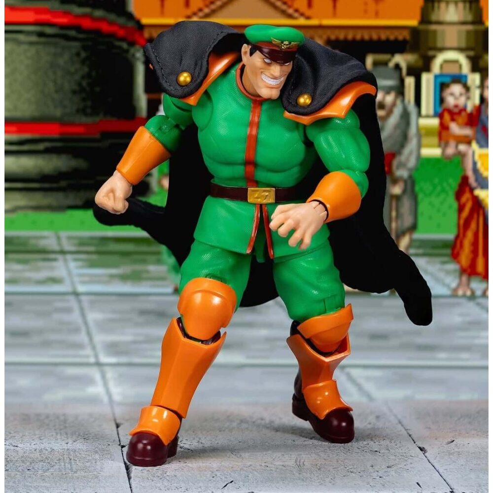 M bison deluxe player 2 exclusive ultra street fighter ii. Jada toys presenta la figura de bison. Tiene una altura de 17 cm y está basada en el personaje de los videojuegos "street fighter". Incluye 3x cabezas extras, 2x pares de manos, 1x efecto de agua, 2x efectos de fuego y 1x base con soporte articulado. Adéntrate en el mundo de la dominación definitiva con la figura de acción a escala 1:12 de m. Bison (exclusiva de jugador 2 deluxe) de ultra street fighter ii de jada toys. Con su color verde jugador 2, esta versión exclusiva del despiadado líder de shadaloo aporta una nueva amenaza y una energía electrizante al combate. Ya sea desatando su psycho power o flotando amenazante sobre sus enemigos, m. Bison es la encarnación de la maldad pura e implacable. Este set premium está repleto de accesorios potentes: (4) esculturas de cabeza completas, incluyendo dos expresiones totalmente nuevas exclusivas de este lanzamiento, (2) esculturas de cabeza adicionales para tu m. Bison jugador 1, (3) pares de manos, accesorio de cuerpo en llamas con base de exhibición, pieza de efecto psycho crusher, pieza de efecto psycho power y base. Unidades limitadas.