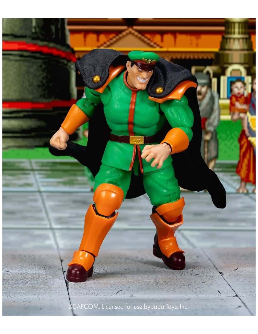 M bison deluxe player 2 exclusive ultra street fighter ii. Jada toys presenta la figura de bison. Tiene una altura de 17 cm y está basada en el personaje de los videojuegos "street fighter". Incluye 3x cabezas extras, 2x pares de manos, 1x efecto de agua, 2x efectos de fuego y 1x base con soporte articulado. Adéntrate en el mundo de la dominación definitiva con la figura de acción a escala 1:12 de m. Bison (exclusiva de jugador 2 deluxe) de ultra street fighter ii de jada toys. Con su color verde jugador 2, esta versión exclusiva del despiadado líder de shadaloo aporta una nueva amenaza y una energía electrizante al combate. Ya sea desatando su psycho power o flotando amenazante sobre sus enemigos, m. Bison es la encarnación de la maldad pura e implacable. Este set premium está repleto de accesorios potentes: (4) esculturas de cabeza completas, incluyendo dos expresiones totalmente nuevas exclusivas de este lanzamiento, (2) esculturas de cabeza adicionales para tu m. Bison jugador 1, (3) pares de manos, accesorio de cuerpo en llamas con base de exhibición, pieza de efecto psycho crusher, pieza de efecto psycho power y base. Unidades limitadas.