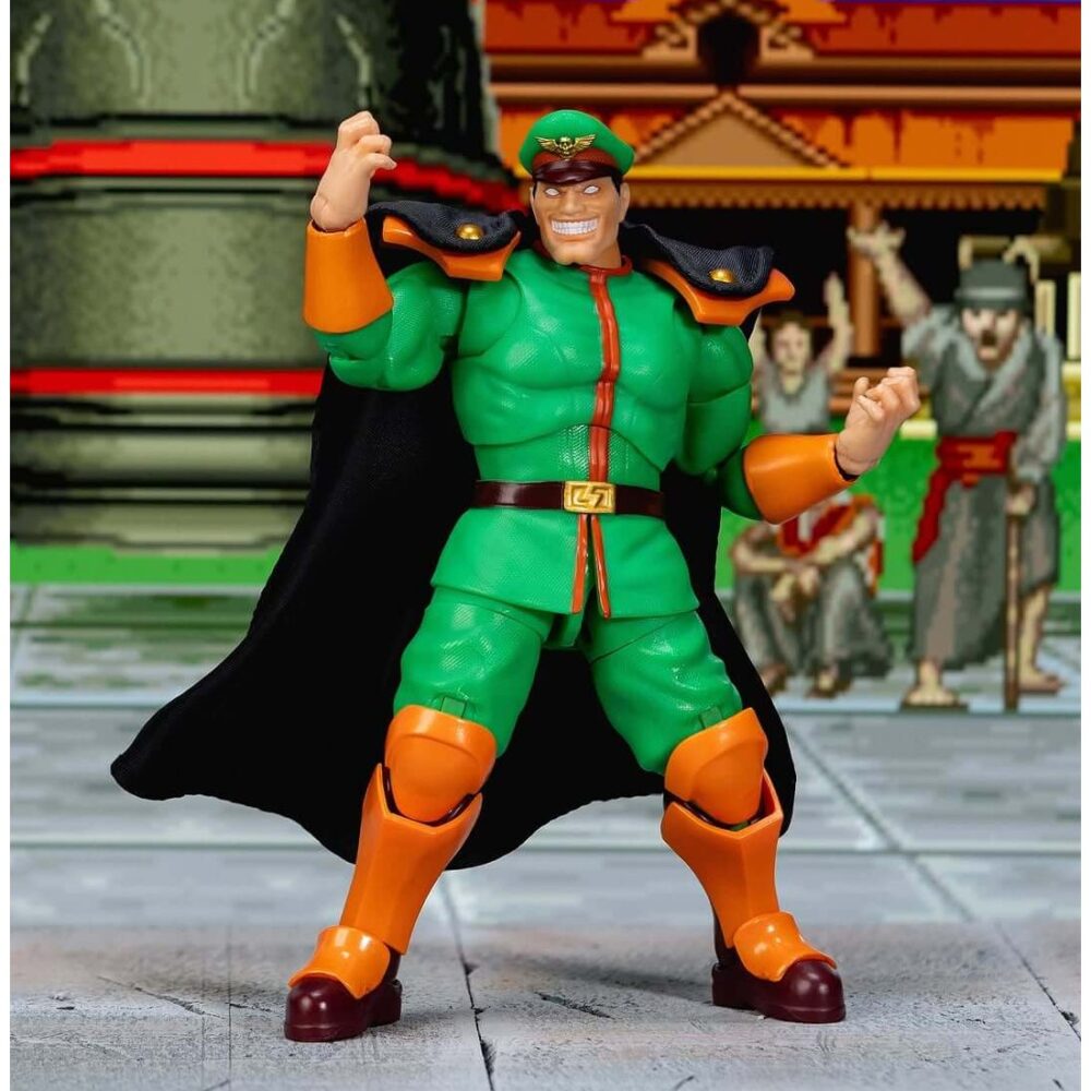 M bison deluxe player 2 exclusive ultra street fighter ii. Jada toys presenta la figura de bison. Tiene una altura de 17 cm y está basada en el personaje de los videojuegos "street fighter". Incluye 3x cabezas extras, 2x pares de manos, 1x efecto de agua, 2x efectos de fuego y 1x base con soporte articulado. Adéntrate en el mundo de la dominación definitiva con la figura de acción a escala 1:12 de m. Bison (exclusiva de jugador 2 deluxe) de ultra street fighter ii de jada toys. Con su color verde jugador 2, esta versión exclusiva del despiadado líder de shadaloo aporta una nueva amenaza y una energía electrizante al combate. Ya sea desatando su psycho power o flotando amenazante sobre sus enemigos, m. Bison es la encarnación de la maldad pura e implacable. Este set premium está repleto de accesorios potentes: (4) esculturas de cabeza completas, incluyendo dos expresiones totalmente nuevas exclusivas de este lanzamiento, (2) esculturas de cabeza adicionales para tu m. Bison jugador 1, (3) pares de manos, accesorio de cuerpo en llamas con base de exhibición, pieza de efecto psycho crusher, pieza de efecto psycho power y base. Unidades limitadas.