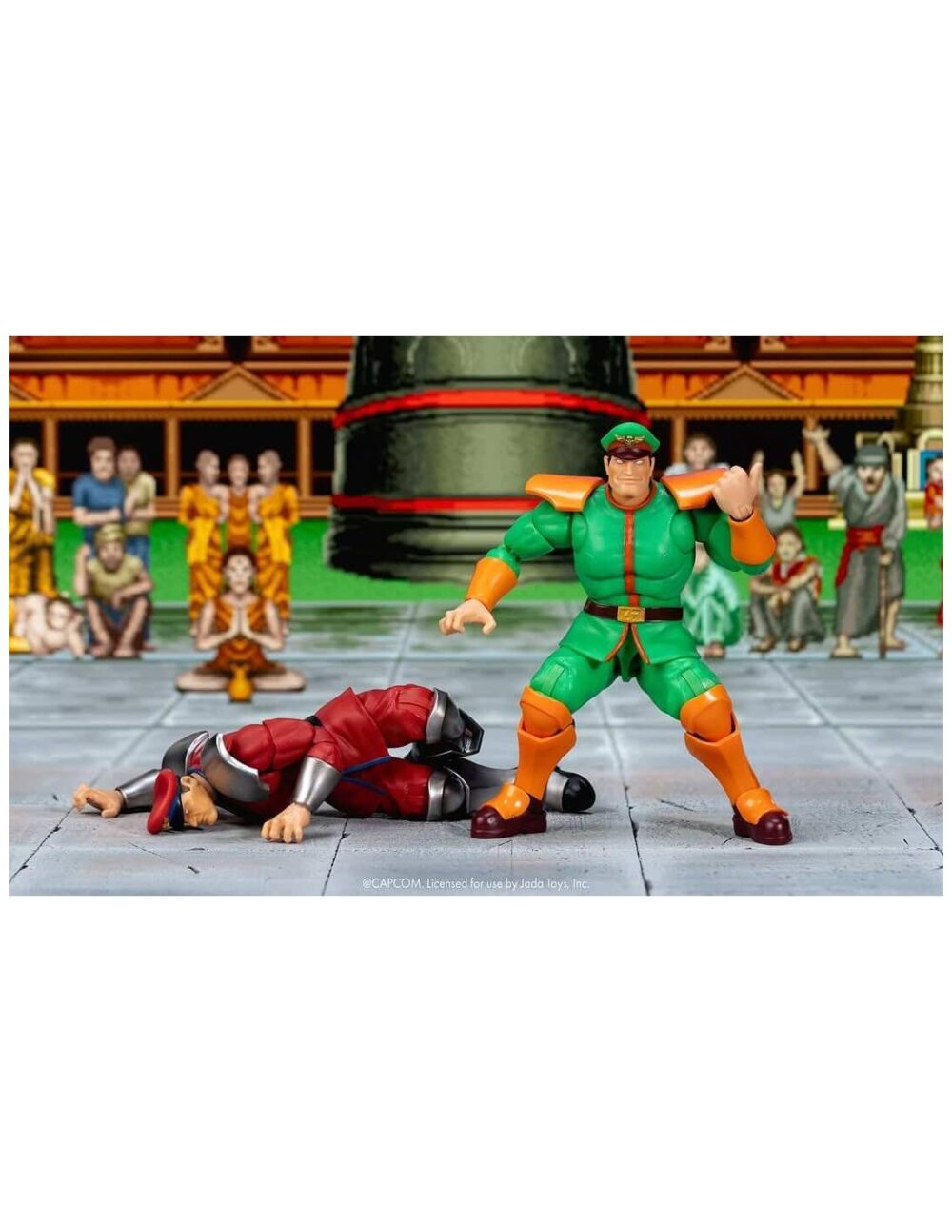 M bison deluxe player 2 exclusive ultra street fighter ii. Jada toys presenta la figura de bison. Tiene una altura de 17 cm y está basada en el personaje de los videojuegos "street fighter". Incluye 3x cabezas extras, 2x pares de manos, 1x efecto de agua, 2x efectos de fuego y 1x base con soporte articulado. Adéntrate en el mundo de la dominación definitiva con la figura de acción a escala 1:12 de m. Bison (exclusiva de jugador 2 deluxe) de ultra street fighter ii de jada toys. Con su color verde jugador 2, esta versión exclusiva del despiadado líder de shadaloo aporta una nueva amenaza y una energía electrizante al combate. Ya sea desatando su psycho power o flotando amenazante sobre sus enemigos, m. Bison es la encarnación de la maldad pura e implacable. Este set premium está repleto de accesorios potentes: (4) esculturas de cabeza completas, incluyendo dos expresiones totalmente nuevas exclusivas de este lanzamiento, (2) esculturas de cabeza adicionales para tu m. Bison jugador 1, (3) pares de manos, accesorio de cuerpo en llamas con base de exhibición, pieza de efecto psycho crusher, pieza de efecto psycho power y base. Unidades limitadas.